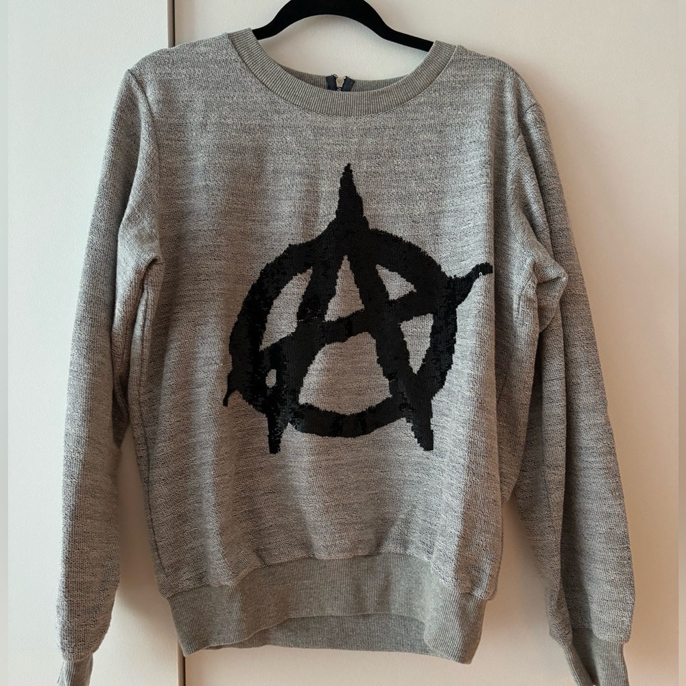 ASHISH Rare This Laughable Anarchy Sweatshirt Sweater Unisex Men S Women M - Picture 6 of 13